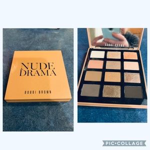 Bobbi Brown Nude Drama Eyeshadow Palette Swatched